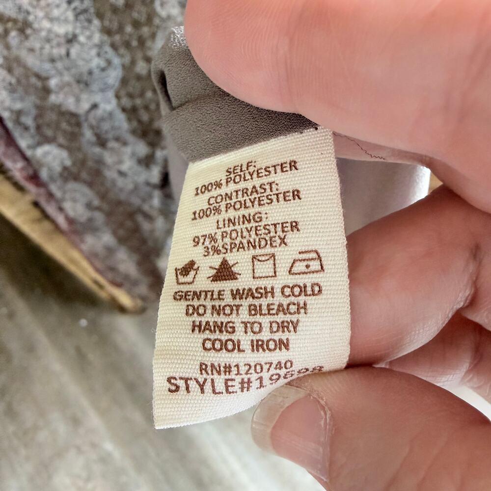 Mystree Brown Patchwork Boho Prairie Cottagecore … - image 5